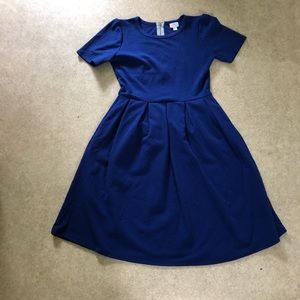 LulaRoe Amelia Purple Dress Size L